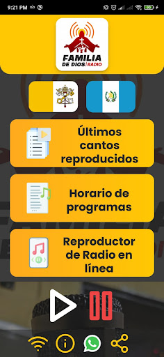 Radio Familia de Dios Screen 2