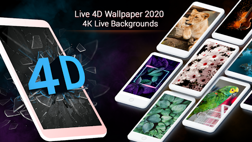 Android application 4K HD Wallpaper, 4D Background screenshort