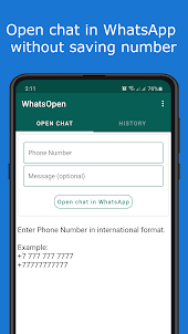 WhatsOpen-chat without saving