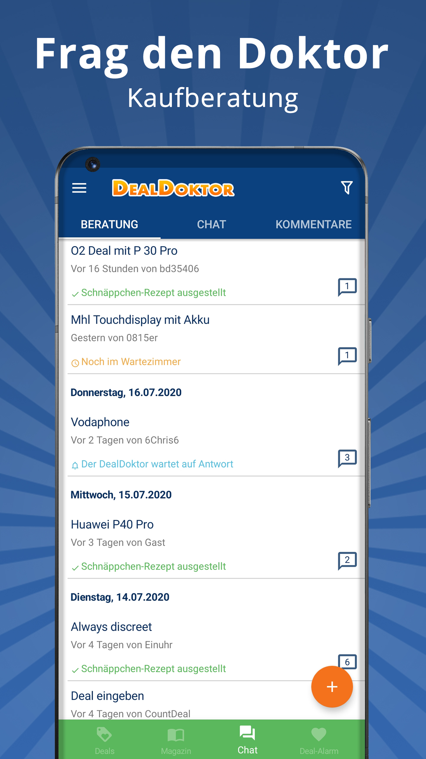 Android application DealDoktor | Deine Schnäppchen screenshort