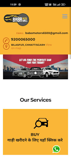 Android application Baba Auto Mall screenshort