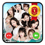 Cover Image of डाउनलोड Twice calling - callprank - fakechat and wallpaper 1.0 APK