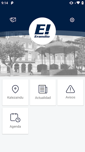 Android application Erandio Zabaltzen screenshort