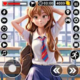 Virtual High School Girl Games icon