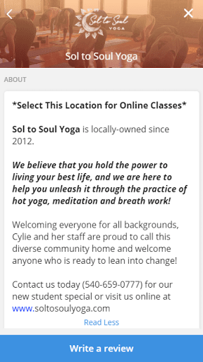 Sol to Soul Yoga Screen 2