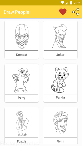 Aperçu de l'application