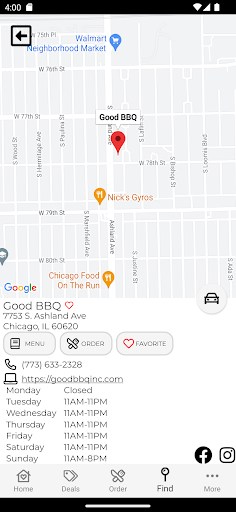 Android application Good BBQ screenshort