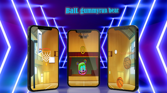 BaLL gummyrun bear basket game