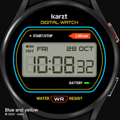 Digital karzt watch faceのおすすめ画像3