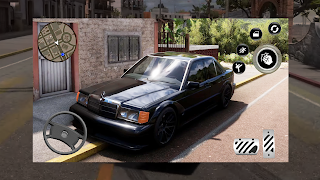 Mercedes 190E Auto Grand Drive - Screenshot 3