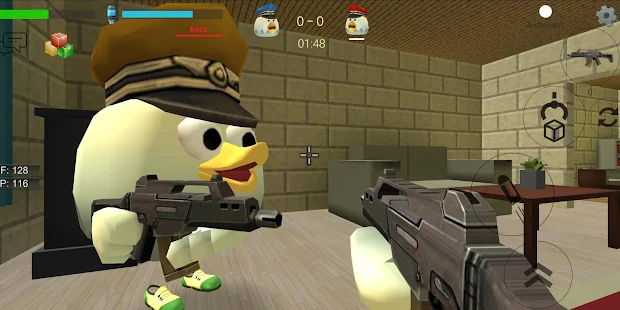 MELHOR MOD DE TODOS! CHICKEN GUN COM MUITO DINHEIRO MODIFICADO