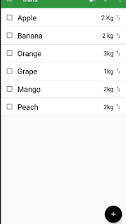 Shopping list App