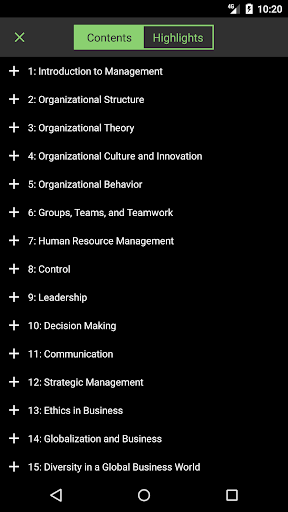 Learn Management Screen 3