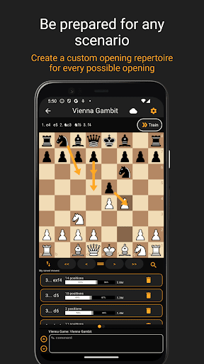 Android application Chess Prep Pro Openings screenshort