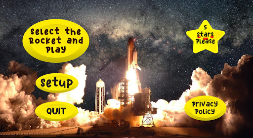 Android application Space Rocket and Land screenshort