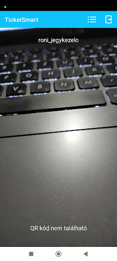 TicketSmart Jegykezelő Screen 2