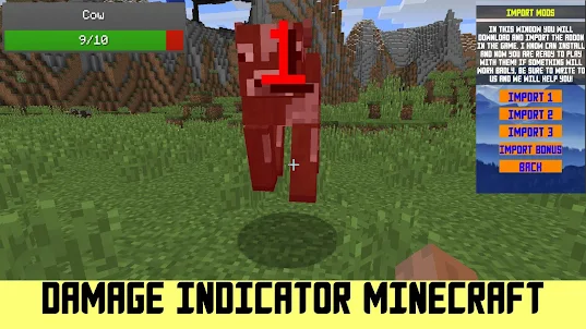 Damage Indicator for Minecraft