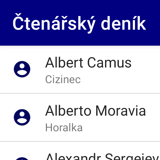 Čtenářský deník k maturitě logo