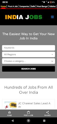 India Job Search Appのおすすめ画像1