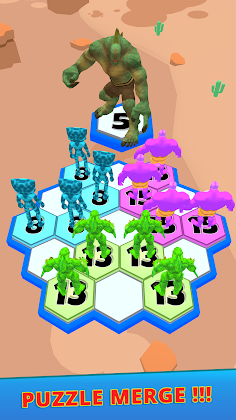 Hexa Monster Merge - Screenshot 4