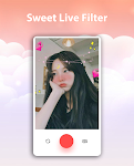 screenshot of Sweet Live Filter Face Camera