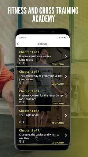 Velites WOD Training Screen 2