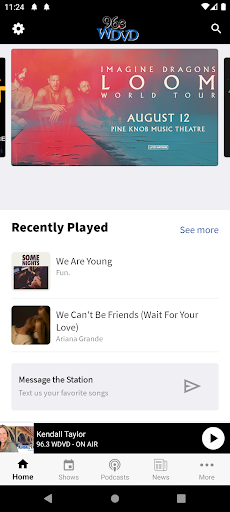 Android application 96.3 WDVD screenshort