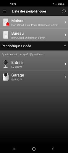 Android application S Technologie screenshort