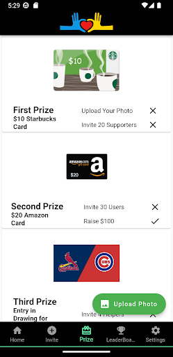 Donate2Support Screen 3