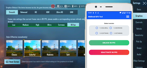 MidDroid - GFX TOOL 60 FPS for PUBG‏