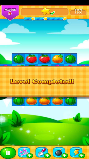 fruit swipe match puzzle