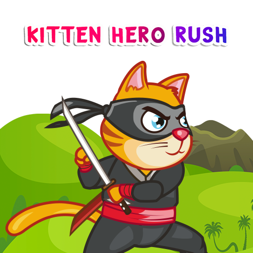 Kitten Hero Rush logo
