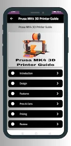 Prusa MK4 3D Printer Guide