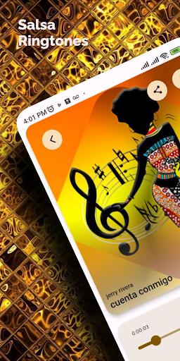 Android application Ringtones salsa music screenshort