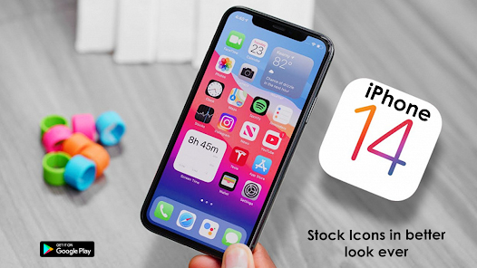 Captura 4 iPhone 14 Launcher 2021: Theme android