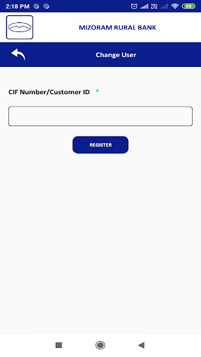 Android application Mizobank Mobile Banking screenshort