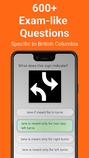 Alberta Driving Test Practice Screen 2