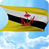 3D Brunei Flag Live Wallpaper icon