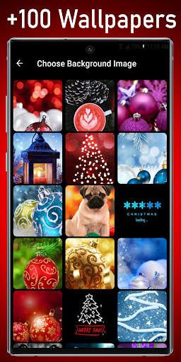 Merry Christmas Live Wallpaper Screen 2