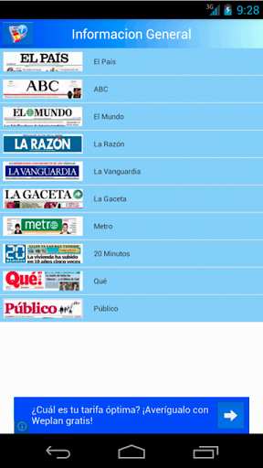 Prensa España MINI Screen 3