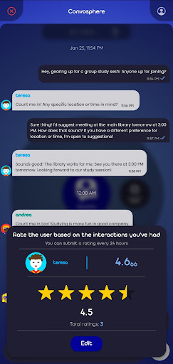 Convosphere: Proximity Chat Screen 2