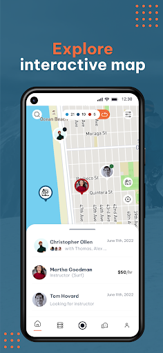 Android application RidinApp Surf forecast screenshort