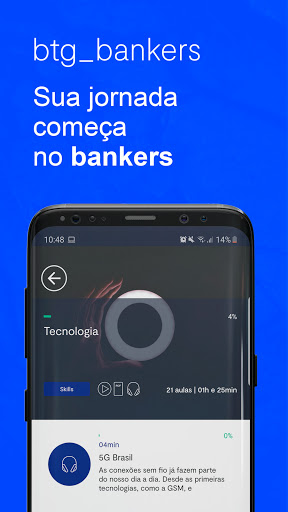 Android application BTG Bankers screenshort