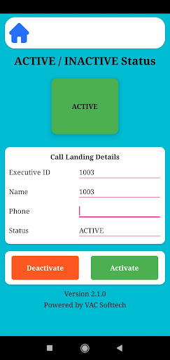 VAC Remote Dialer Screen 3