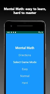 Mental Math — Quick math game