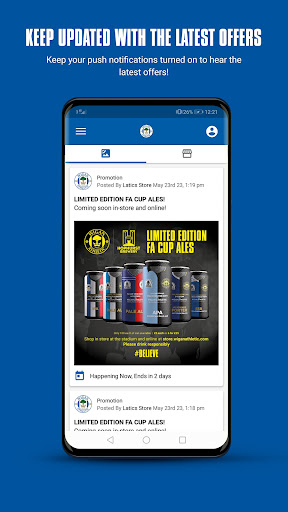 Android application Latics Store screenshort