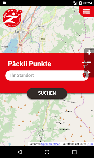 Päckli Punkt Screen 2