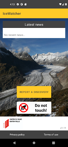Android application IceWatcher screenshort