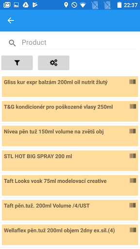 Android application Nielsen Instore Pricing Tool screenshort