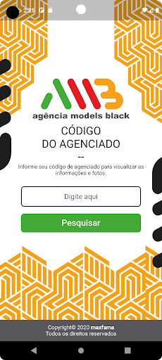 ModelsBlack app Screen 2